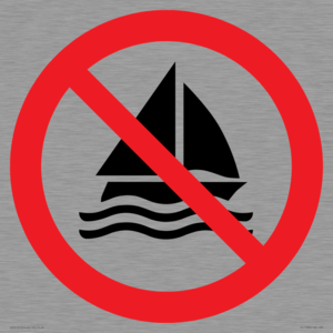 Prohibition: No sailing